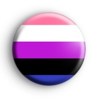Gender Fluid Pride Flag Badge