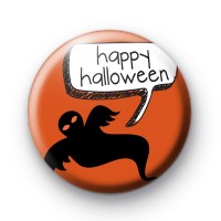 Ghostly Happy Halloween Badges