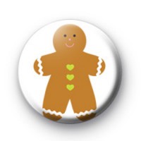 Gingerbread man badges