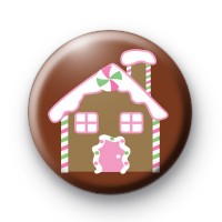 Gingerbread House Festive Badge