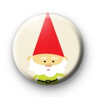 Super Cute Gnome Button Badge thumbnail