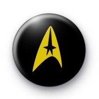 Star Trek Logo Gold Badges