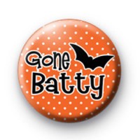 Gone Batty Button Badge
