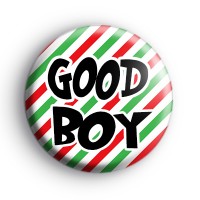 Good Boy Christmas Badge