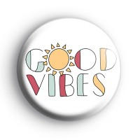 Sunshine Energy Good Vibes Badge