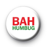 Green and Red BAH Humbug Badge