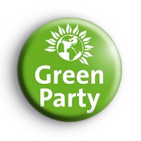 Green Party Election Political Badge