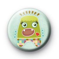 Green Sweet Monster Badge