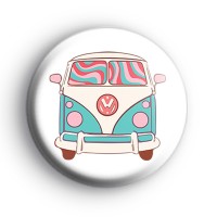 Cool Retro Surf Bus Badge thumbnail