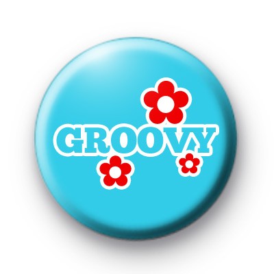 Blue Groovy Badge medium