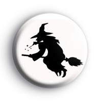 Classic Spooky Witch Badge