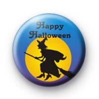 Happy Halloween Witch Badge