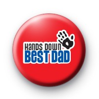 Hands Down Best Dad Badge