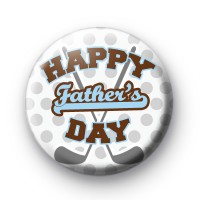 Happy Fathers Day Golfing Badge