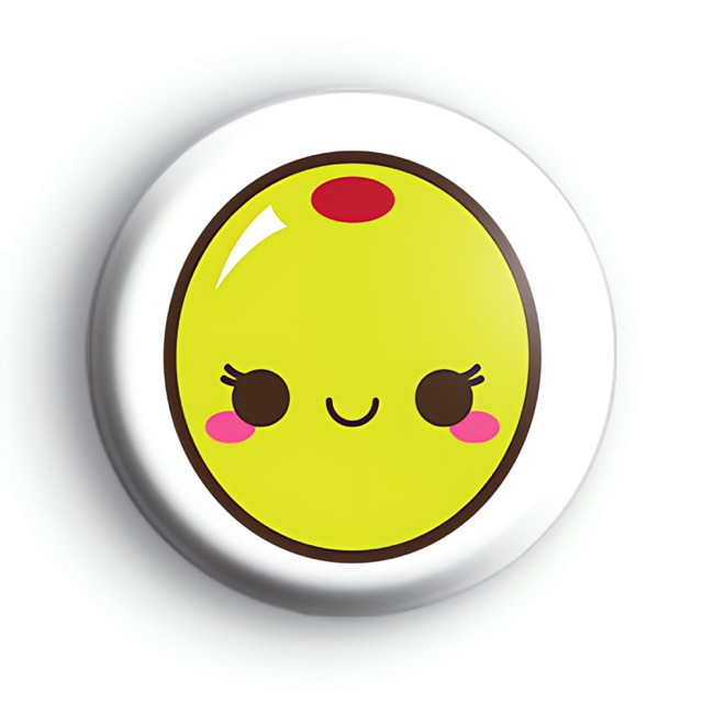 Cute Geen Olive Badge