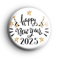 Celebrate Happy New Year 2025 Badge