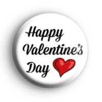 Happy Valentines Day Badge