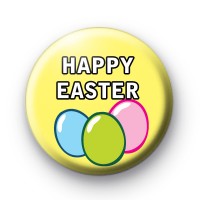 Easter Eggs Happy Easter Badges