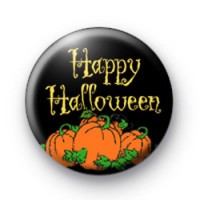 Pumpkin Happy Halloween Badge thumbnail