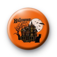 Spooky Halloween Haunted House badge