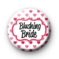 Hearts Galore Blushing Bride Badge