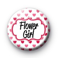 Hearts Galore Flower Girl Badge thumbnail