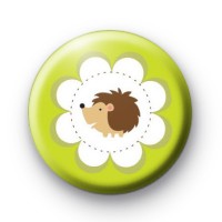 Super Sweet Hedgehog Badge
