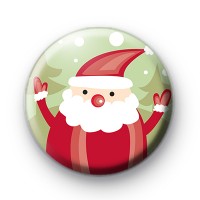 Ho Ho Ho Festive Santa Claus Badge