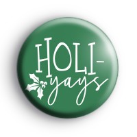 Holiyays Christmas Badge