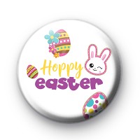 Bunny Hoppy Easter Pin Badge