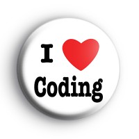 I Love Coding Badge