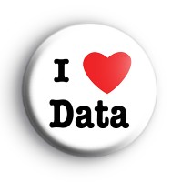 I Love Data Badge