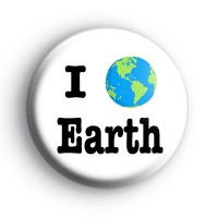 I Love Planet Earth Badge