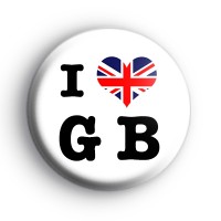 I Love GB Badge