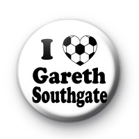 I Love Gareth Southgate Button Badge