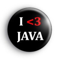 I Love Java Badge