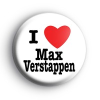 I Love Max Verstappen Badge