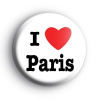 I Love Paris Badge