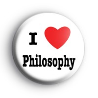 I Love Philosophy Badge