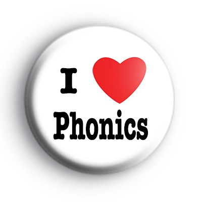 I Love Phonics Badge