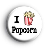 I Love Popcorn Badge thumbnail
