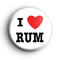 I Love Rum Badge