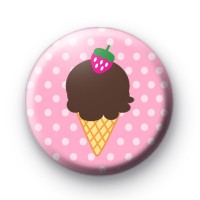 Ice Cream Treat Button Badges