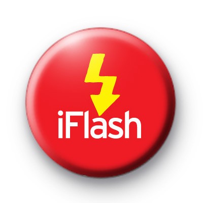 iFlash Photographer Button Badges medium