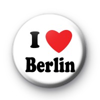 I Love Berlin Button Badge