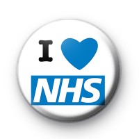I Love NHS Badge