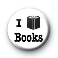 I Love Reading Books Pin Badge thumbnail