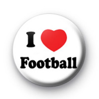 I Love Football Badges