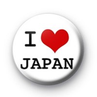 I Love Japan Badge