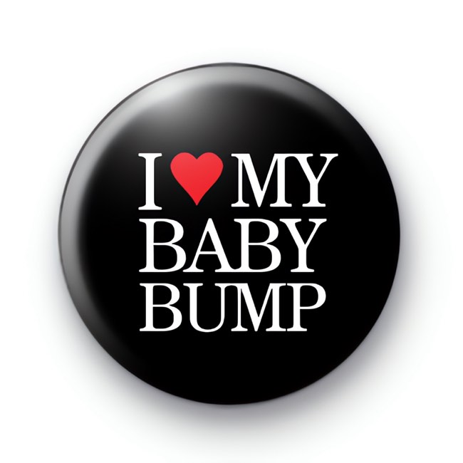 I Love My Baby Bump badge